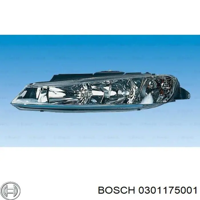 0 301 175 001 Bosch фара левая