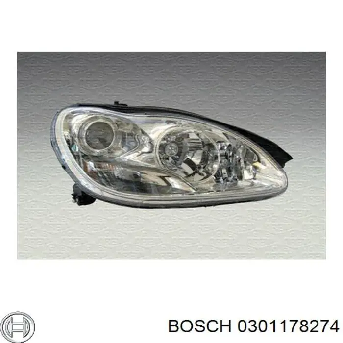 Фара правая Bosch 0301178274