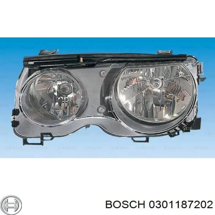 Фара правая 0301187202 Bosch