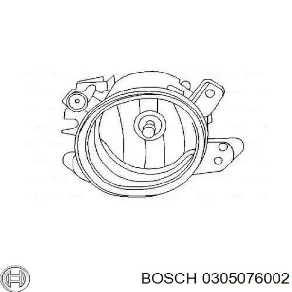 0305076002 Bosch фара противотуманная правая