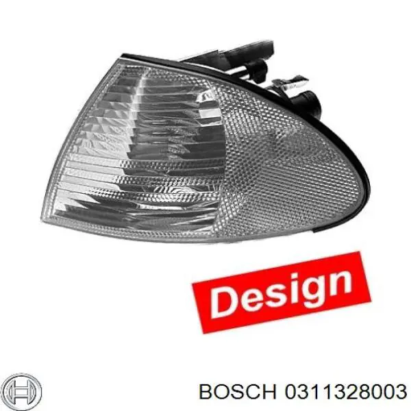 Указатель поворота левый Bosch 0311328003