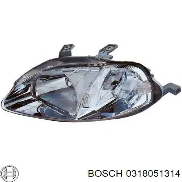 Правая фара LPE051 Magneti Marelli