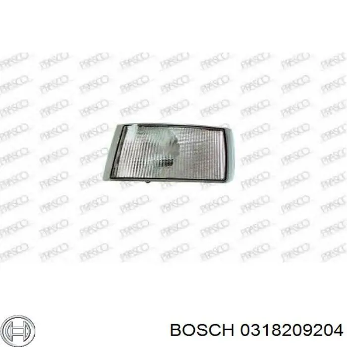 Указатель поворота правый Bosch 0318209204