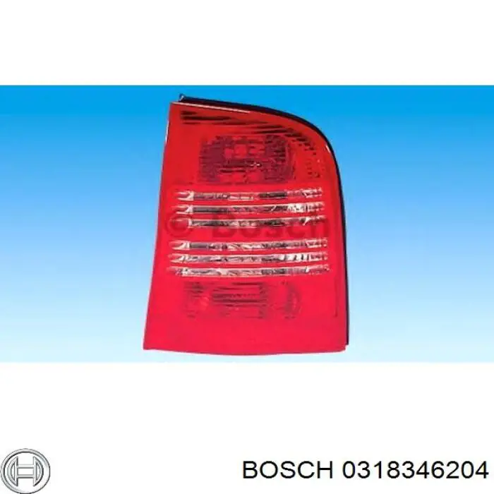 Фонарь задний правый Bosch 0318346204
