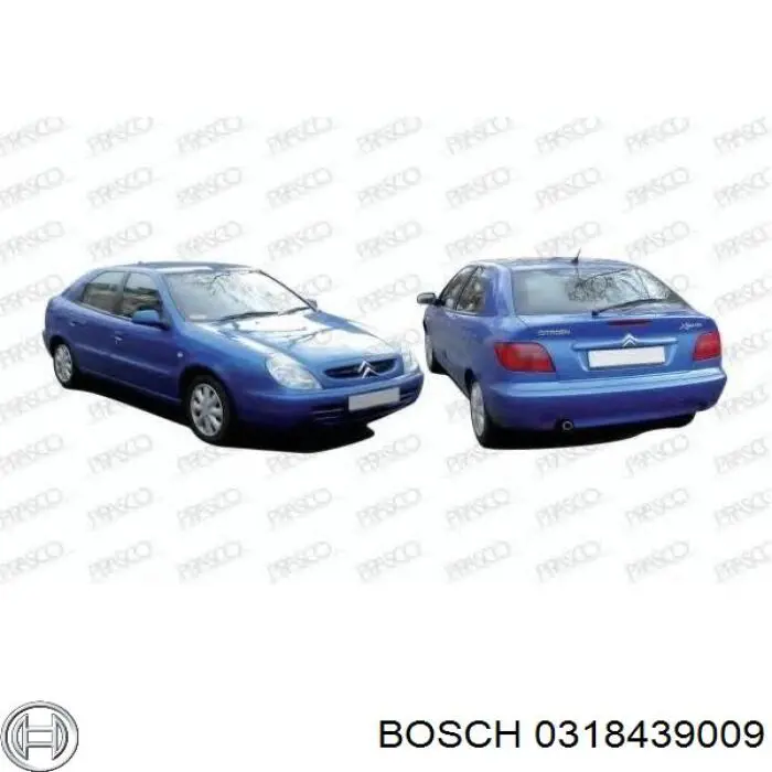 Фара противотуманная левая/правая Bosch 0318439009