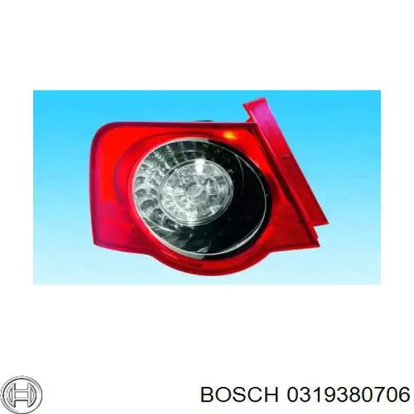 0319380706 Bosch фонарь задний правый внешний