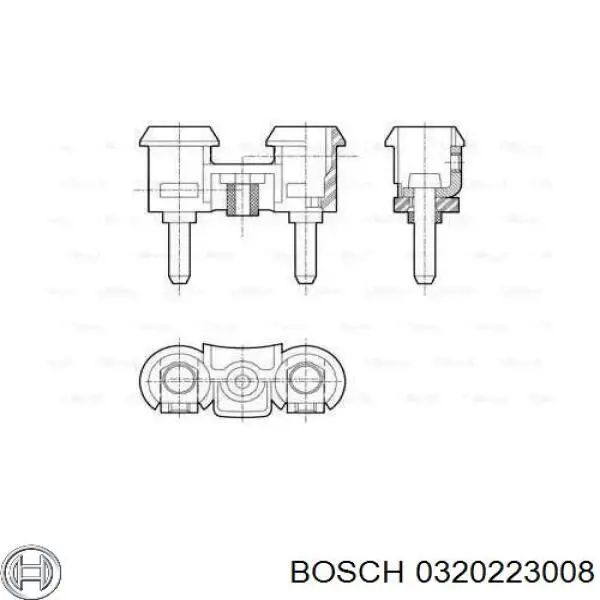 Сигнал звуковой (клаксон) Bosch 0320223008