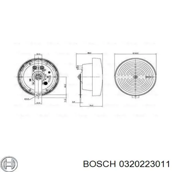 Звуковой сигнал 0320223011 Bosch