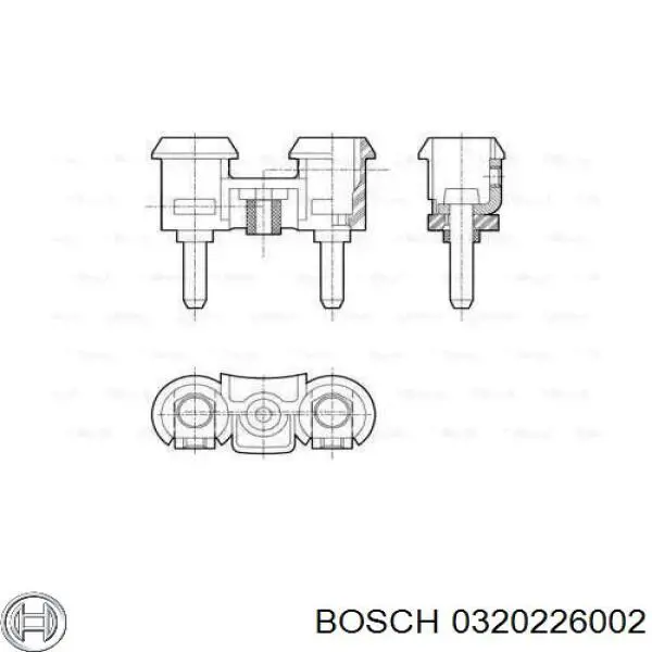 Автомобильный клаксон Bosch 0320226002 цена, от 35.07 USD