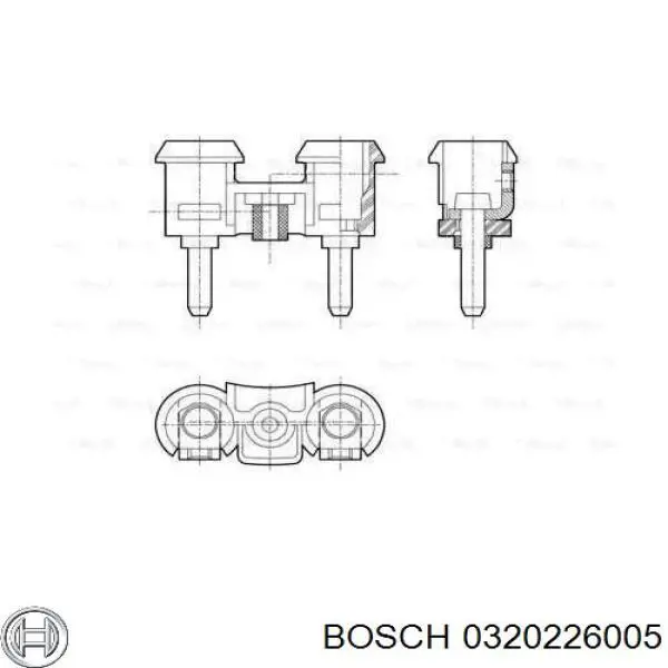 Сигнал звуковой (клаксон) Bosch 0320226005