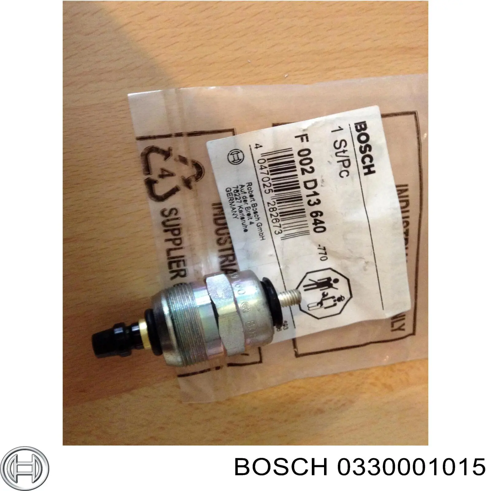 Клапан ТНВД отсечки топлива (дизель-стоп) Bosch 0330001015