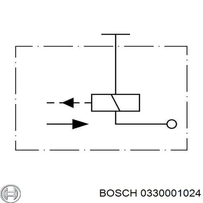 0330001024 Bosch Клапан ТНВД электромагнитный