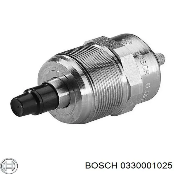 0330001025 Bosch клапан тнвд отсечки топлива (дизель-стоп)
