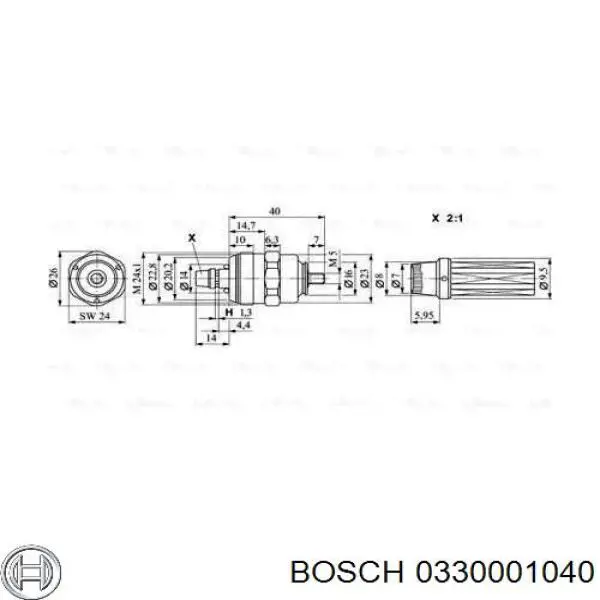 Глушилка Bosch 0330001040 цена, от 11.39 USD