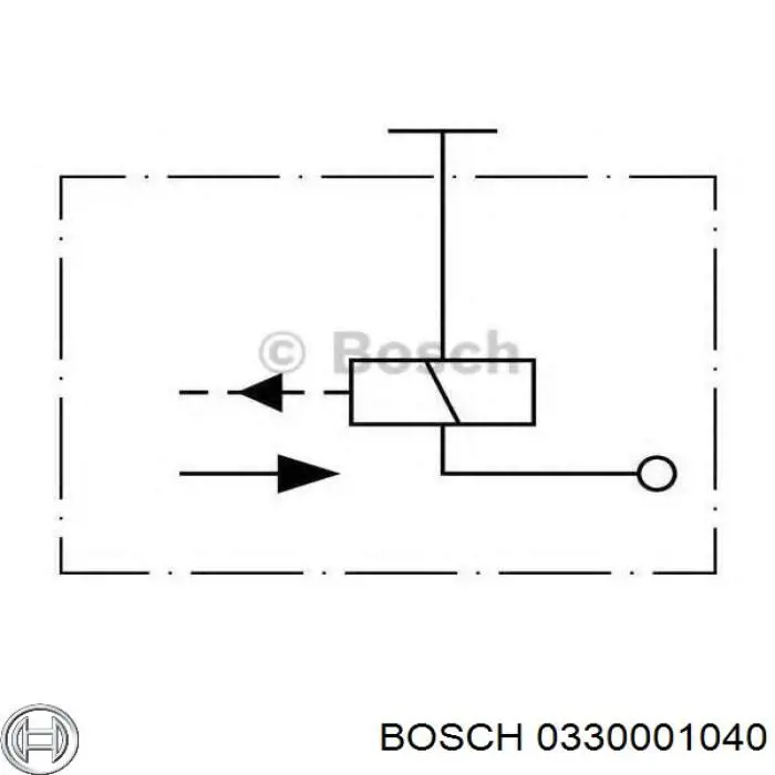 Клапан ТНВД отсечки топлива (дизель-стоп) Bosch 0330001040