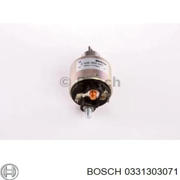 Втягивающее реле стартера 0331303071 Bosch