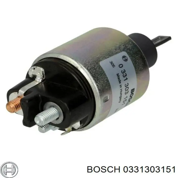 0 331 303 151 Bosch relê retrator do motor de arranco