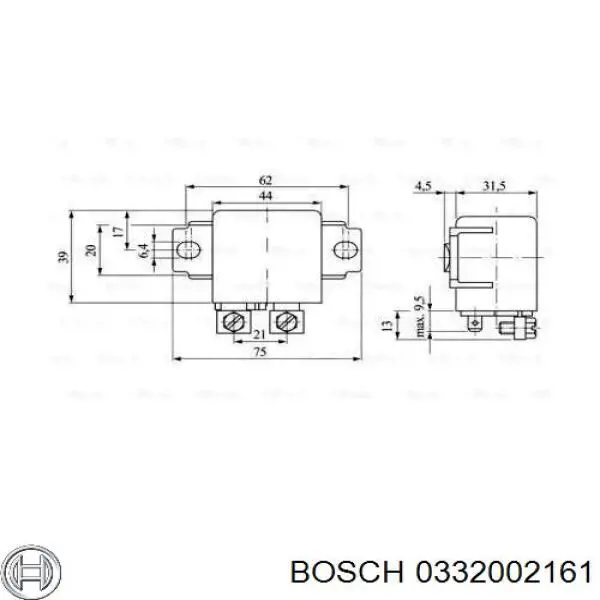 61311459008 BMW Реле стартера