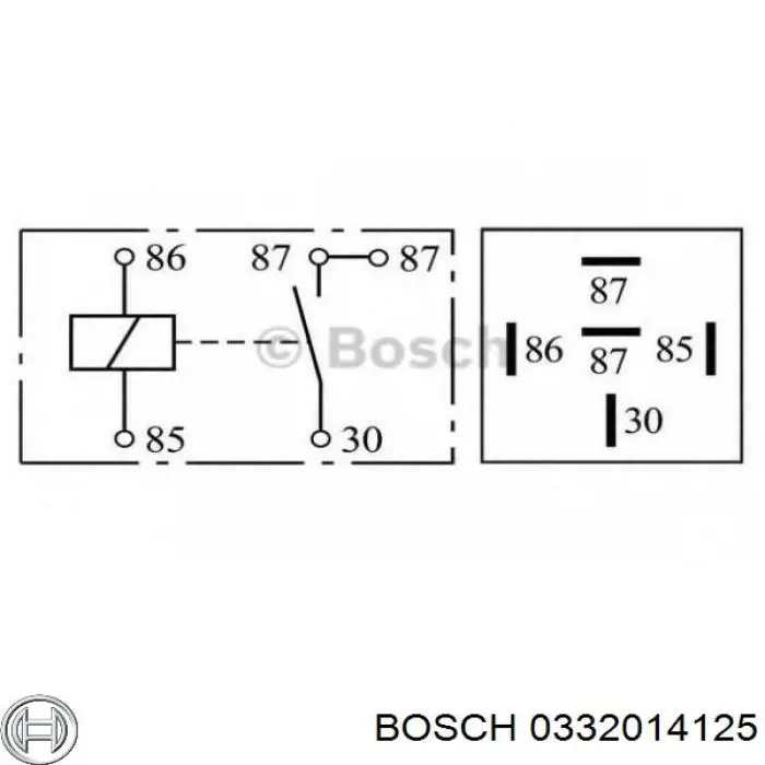 Реле указателей поворотов 0332014125 Bosch