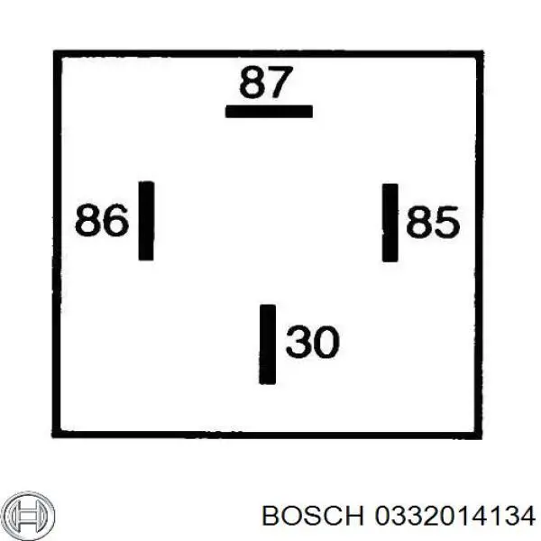 Реле вентилятора Bosch 0332014134