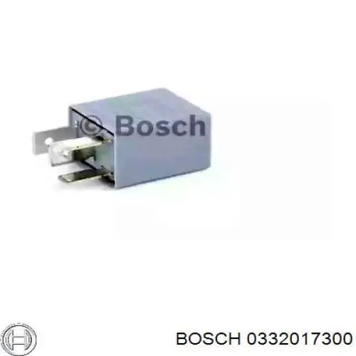 0332017300 Bosch Реле противотуманной фары