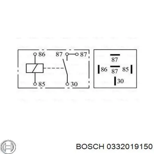 Реле электрическое многофункциональное Bosch 0332019150