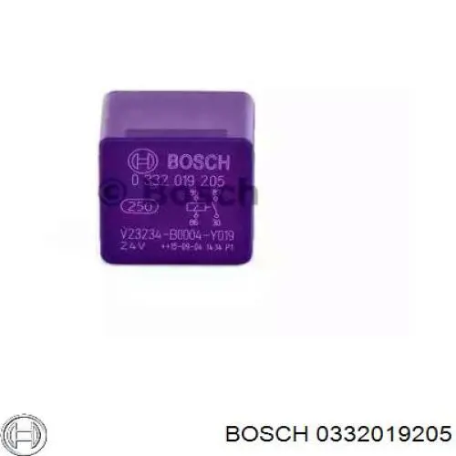 Реле обогрева заднего стекла Bosch 0332019205
