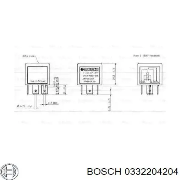 Автомобильные реле поворотов Bosch 0332204204 цена, от 5.60 USD
