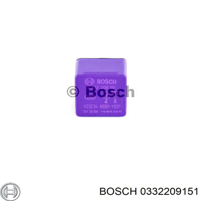 Реле электрическое многофункциональное Bosch 0332209151 цена, от 2.76 USD