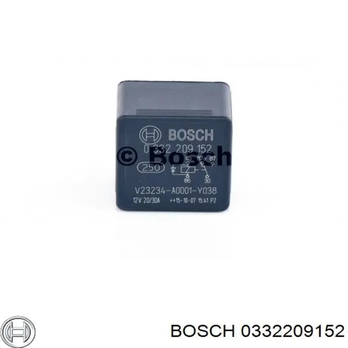 Купить 0332209152 Bosch Реле многофункциональное