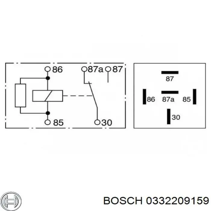 Реле вентилятора Bosch 0332209159 цена, от 4.41 USD