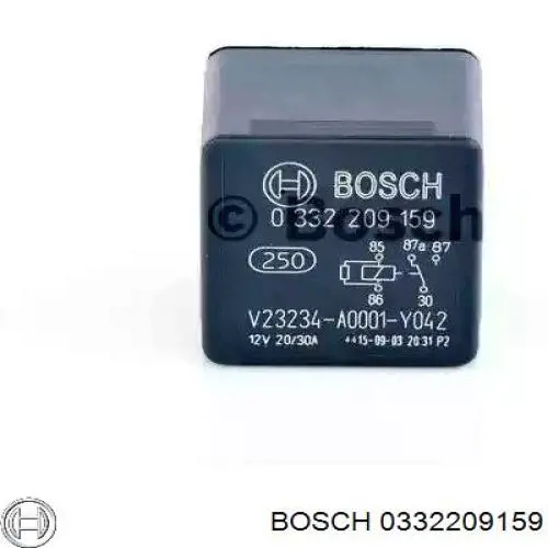 Реле управления стеклоочистителем Bosch 0332209159