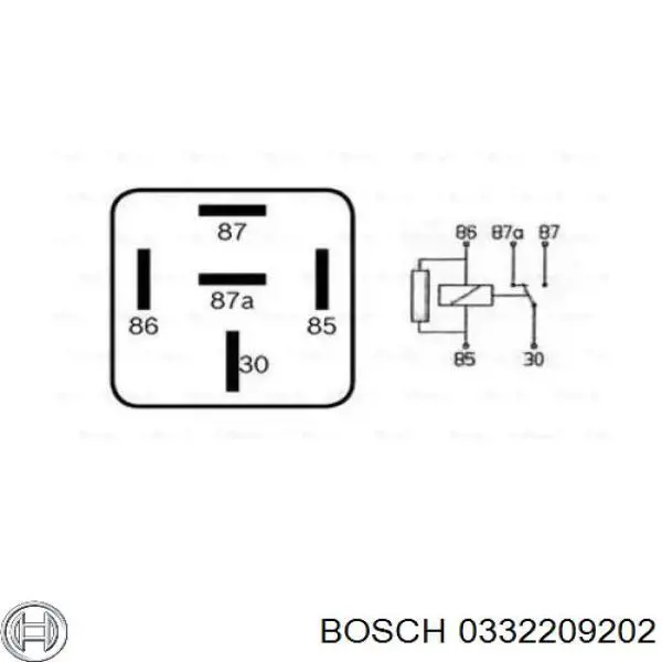 Купить 0332209202 Bosch Реле