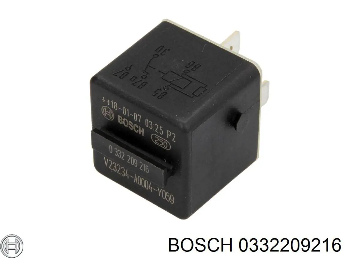 Реле электрическое многофункциональное Bosch 0332209216 цена, от 5.98 USD