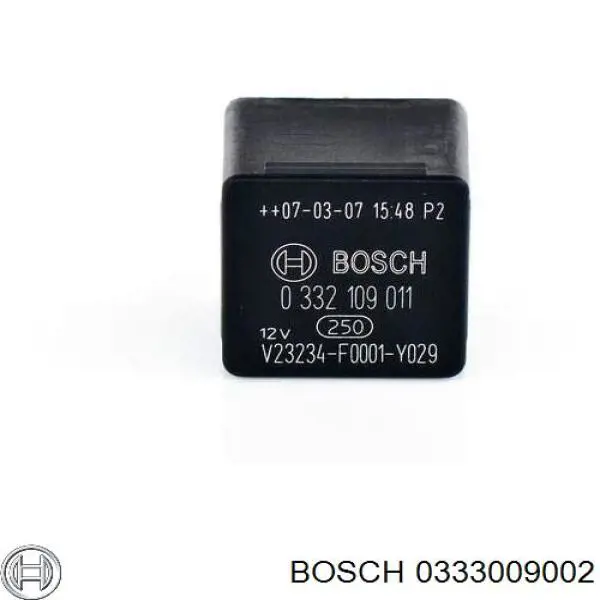 Купить 0333009002 Bosch Тяговое реле