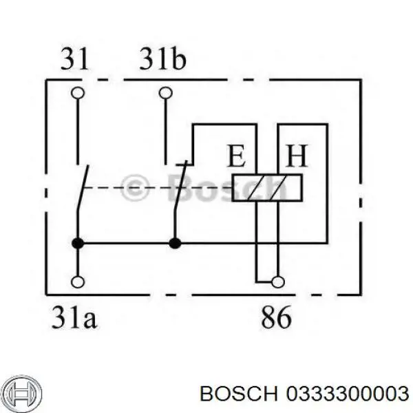 Выключатель массы Bosch 0333300003 цена, от 234.97 USD