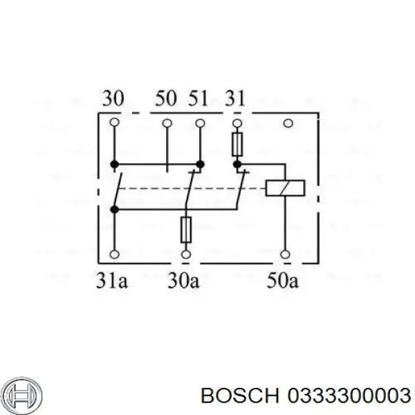 Выключатель массы 0333300003 Bosch