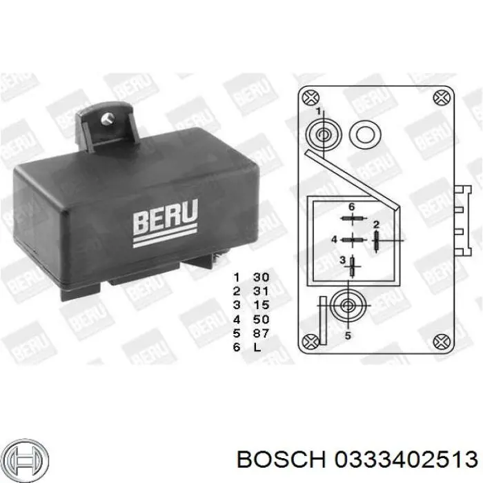 Реле свечей накала 0333402513 Bosch