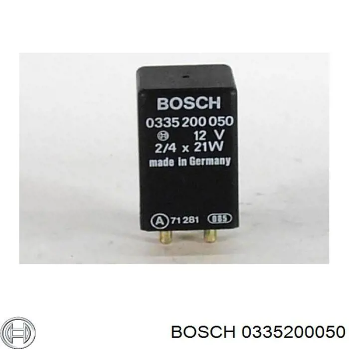 Реле указателей поворотов 0335200050 Bosch