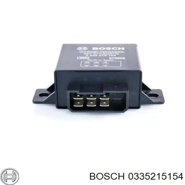 Relé, piloto intermitente 0335215154 Bosch