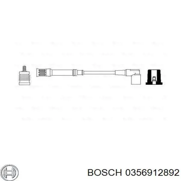 Провод высоковольтный, цилиндр №1 Bosch 0356912892