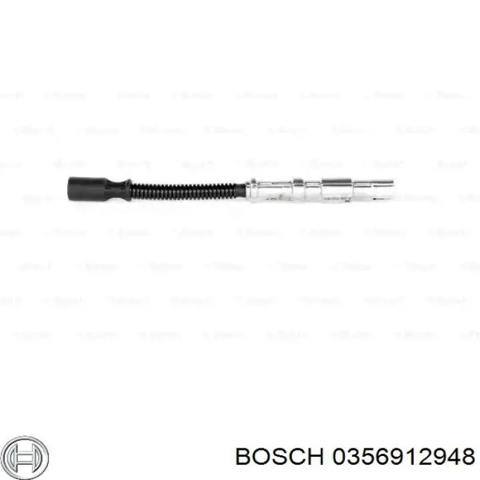 Провод высоковольтный, цилиндр №1, 4 Bosch 0356912948