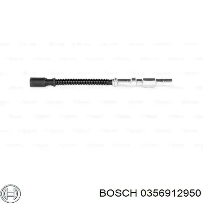Провод высоковольтный, цилиндр №1, 4 Bosch 0356912950