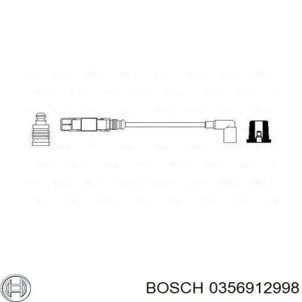 Провод высоковольтный, цилиндр №1 Bosch 0356912998