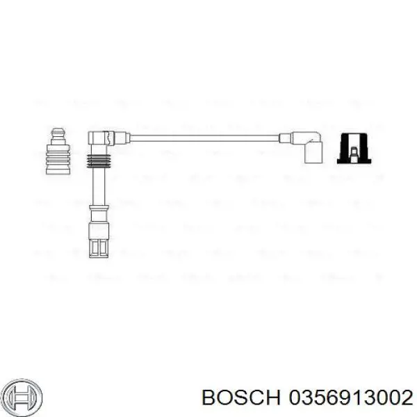 Провод высоковольтный, цилиндр №1 Bosch 0356913002
