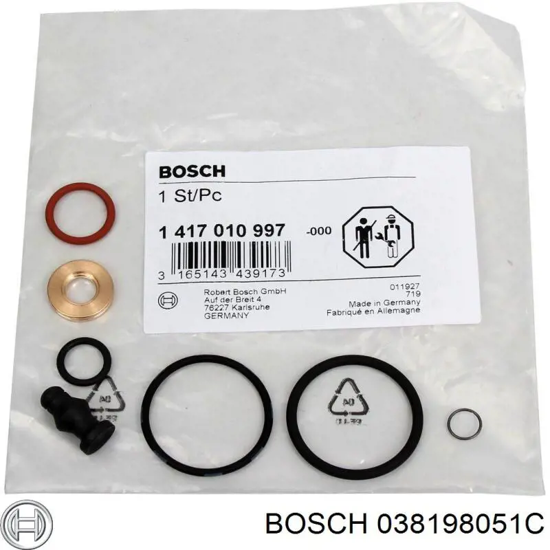 Ремкомплект форсунок 038198051C Bosch