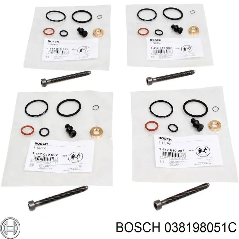 Комплект форсунок Bosch 038198051C цена, от 14.98 USD