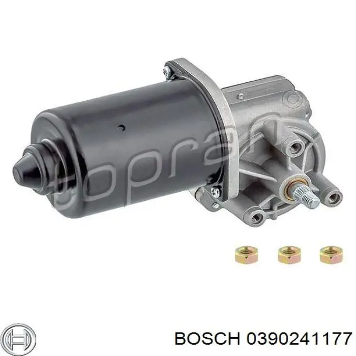 Мотор стеклоочистителя лобового стекла 0390241177 Bosch