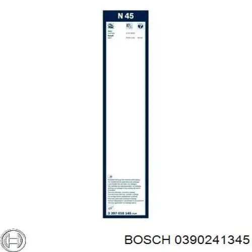 0390241345 Bosch Мотор стеклоочистителя передний