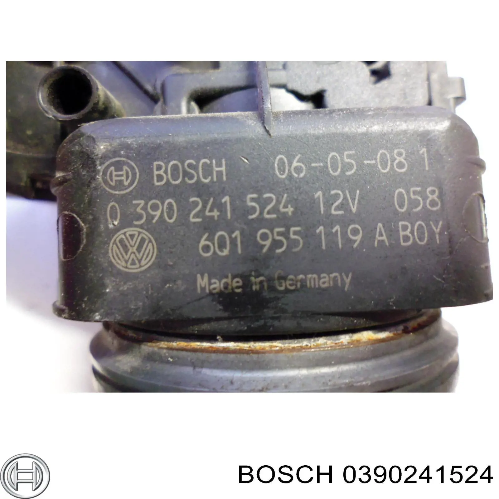 Мотор стеклоочистителя лобового стекла 0390241524 Bosch